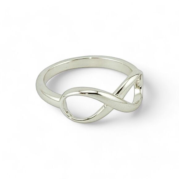 Sterling Silver 925 Infinity Ring - Picture 2 of 5